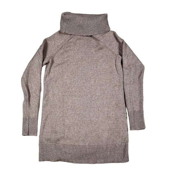 Old Navy Beige Tan Cowl neck Long Turtleneck Sweater Size XS - Picture 2 of 4